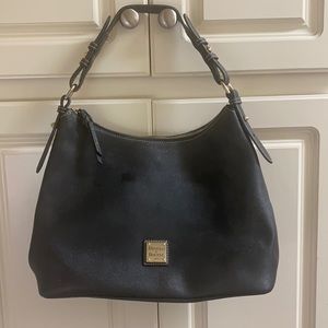 Dooney and Bourke black leather bag